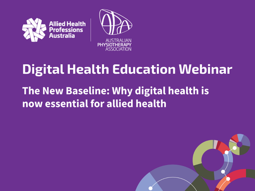 Digital Health Webinar - The New Baseline: Why digital is essential to modern allied health